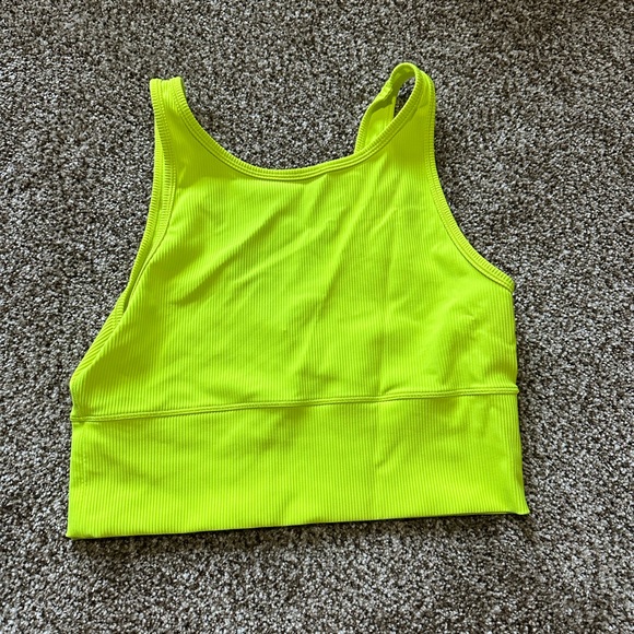 lululemon athletica Tops - Lululemon size 10 Power Pivot Ribbed Tank Top